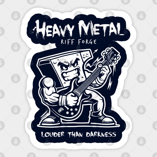 Heavy Metal Sticker by artslaves